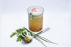 Symbolbild für Bio-Suppe mit Gemüse im Glas
